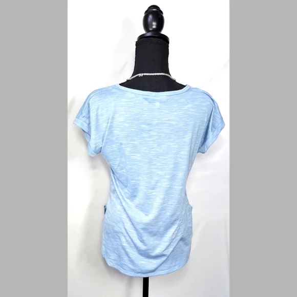 S Powder Blue Paris Top - Picture 3 of 3